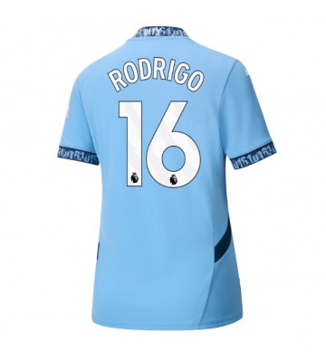 Manchester City Rodri Hernandez #16 Hemmatröja Dam 2024-25 Kortärmad